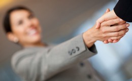 Business handshake