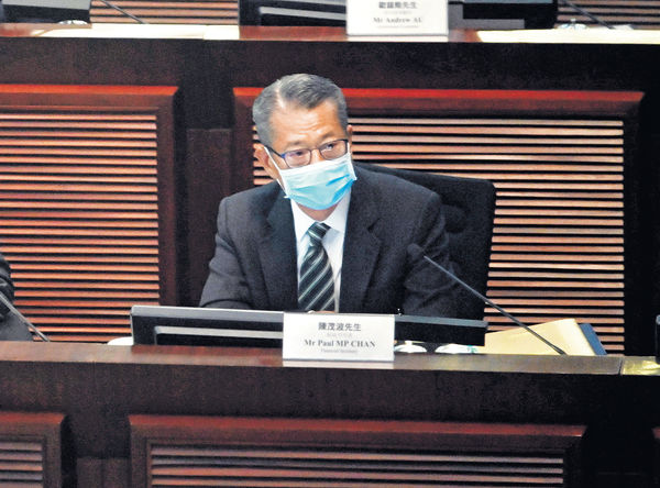 2021轉機漸現 陳茂波︰下半年經濟或復甦