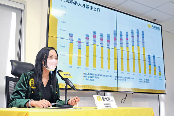 移民顧問料「搶人才」計劃 年吸4.5萬精英來港